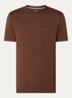 Thompson T-shirt met logo - Donkerbruin