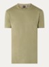 Thompson T-shirt met logo - Mosgroen