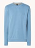 Westart sweater met logo - Staalblauw