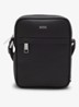 Zair crossbodytas van leer - Donkerbruin