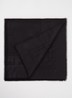 Zelma sjaal in zijdeblend met logoprint 110 x 110 cm - Black-001 / Zwart