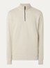 Zetrust sweater met logo en halve rits  - Light Beige-271 / Beige