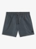 Zwemshort met microprint en logopatch - Open Grey-062 / Grijs