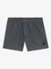 Zwemshort met microprint en logopatch - Open Grey-079 / Grijs