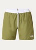 Zwemshorts met steekzakken en logo - Mosgroen