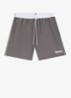 Zwemshorts met steekzakken en logo - Dark Grey-025 / Grijs