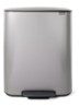 Bo  pedaalemmer 2 x 30 liter - Donkergrijs