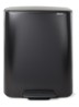 Bo  pedaalemmer 2 x 30 liter - Zwart