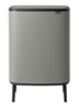 Bo Touch Bin Hi prullenbak met deksel op pootjes 60 liter - Grijs