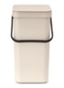 Sort & Go prullenbak 12 liter - Beige