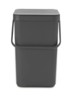 Sort & Go prullenbak 25 liter - Antraciet