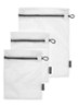 Waszakje set van 3 - Wit