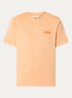 F*ck Off T-shirt met logo- en backprint - Orange