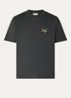 Flora 2.0 T-shirt met logo- en backprint - Donkergrijs