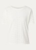 Caelen T-shirt met broderie - Wit
