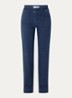 High waist straight fit jeans met steekzakken - Donkerblauw