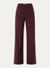 Lillyth high waist straight fit broek - Rood