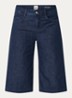 Maine B high waist straight fit korte broek van denim - Donkerblauw