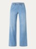 Maine mid waist loose fit jeans met elastische band - Lichtblauw