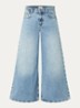 March high waist wide leg jeans met steekzakken - Lichtblauw