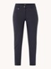 Maron mid waist slim fit chino met stretch - Donkerblauw