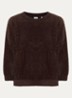 Noemi fijngebreide pullover - Bruin
