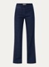 Pam mid waist loose fit jeans met donkere wassing - Donkerblauw
