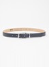 Riem van leer - Donkerblauw
