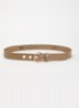 Riem van leer - Donkerbeige