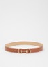 Riem van leer - Cognac