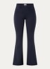 Shakira high waist loose fit pantalon met steekzakken - Donkerblauw