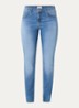 Shakira high waist skinny fit jeans met steekzakken - Indigo