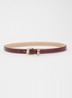 Style riem van leer  - Kersenrood