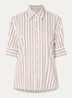 Villy blouse met streepprint - Taupe