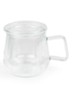 Tea For One Livorno kopje met theetip en filter 29 cl 3-delig - Transparant
