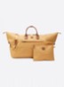 Holdall weekendtas met logo en uitneembare etui - Okergeel