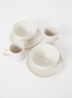 Nordic ontbijt serviesset 6-delig - Beige