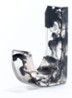 Pavone wandhaak 7 cm - Zwart