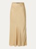 Joanelle maxi rok van satijn - Beige