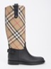 Cavalier laars met ruit dessin - Beige