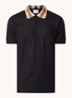 Cody regular fit polo met logoprint - Zwart