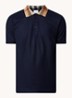 Cody regular fit polo met logoprint - Donkerblauw