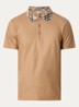 Evan regular fit polo met stretch - Camel