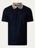 Evan regular fit polo met stretch - Donkerblauw