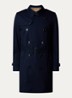 Kensingon Heritage double-breasted trenchcoat met ceintuur - Donkerblauw