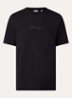 Ryan T-shirt met logoborduring - Zwart