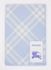 Sjaal van wol met ruitdessin 180 x 30 cm - Blauw