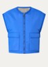 Gio bodywarmer met klepzakken - Blauw