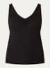 Lia tanktop met stretch - Zwart