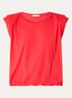Nilou mouwloze top met schoudervulling - Rood